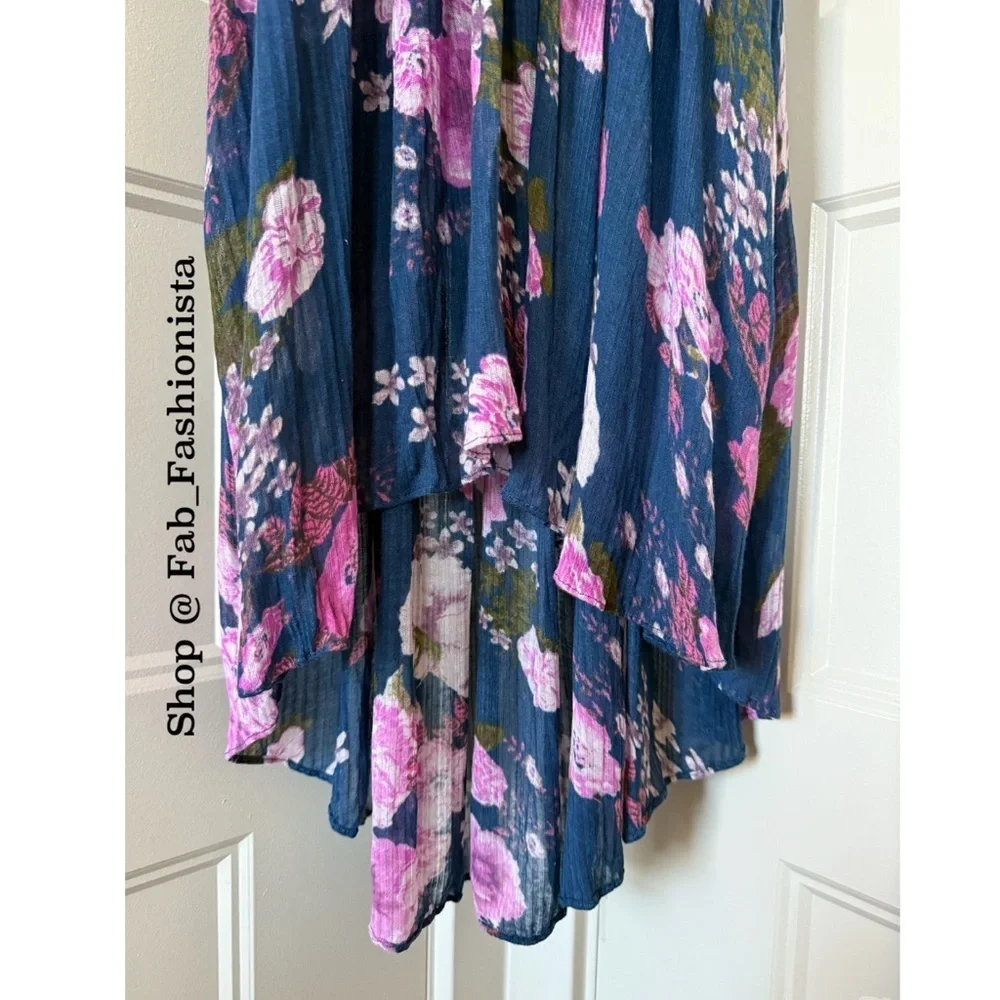 Free People floral Tunic dress size Xs